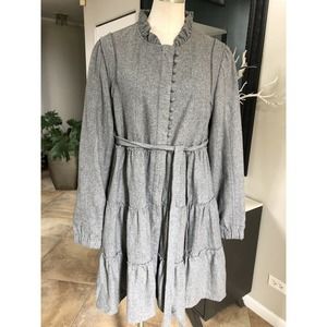 SOLD hazel hazel hazel Ruffled Button Front Jacket L